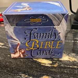 Family Bible Cards - Classic Blue Design